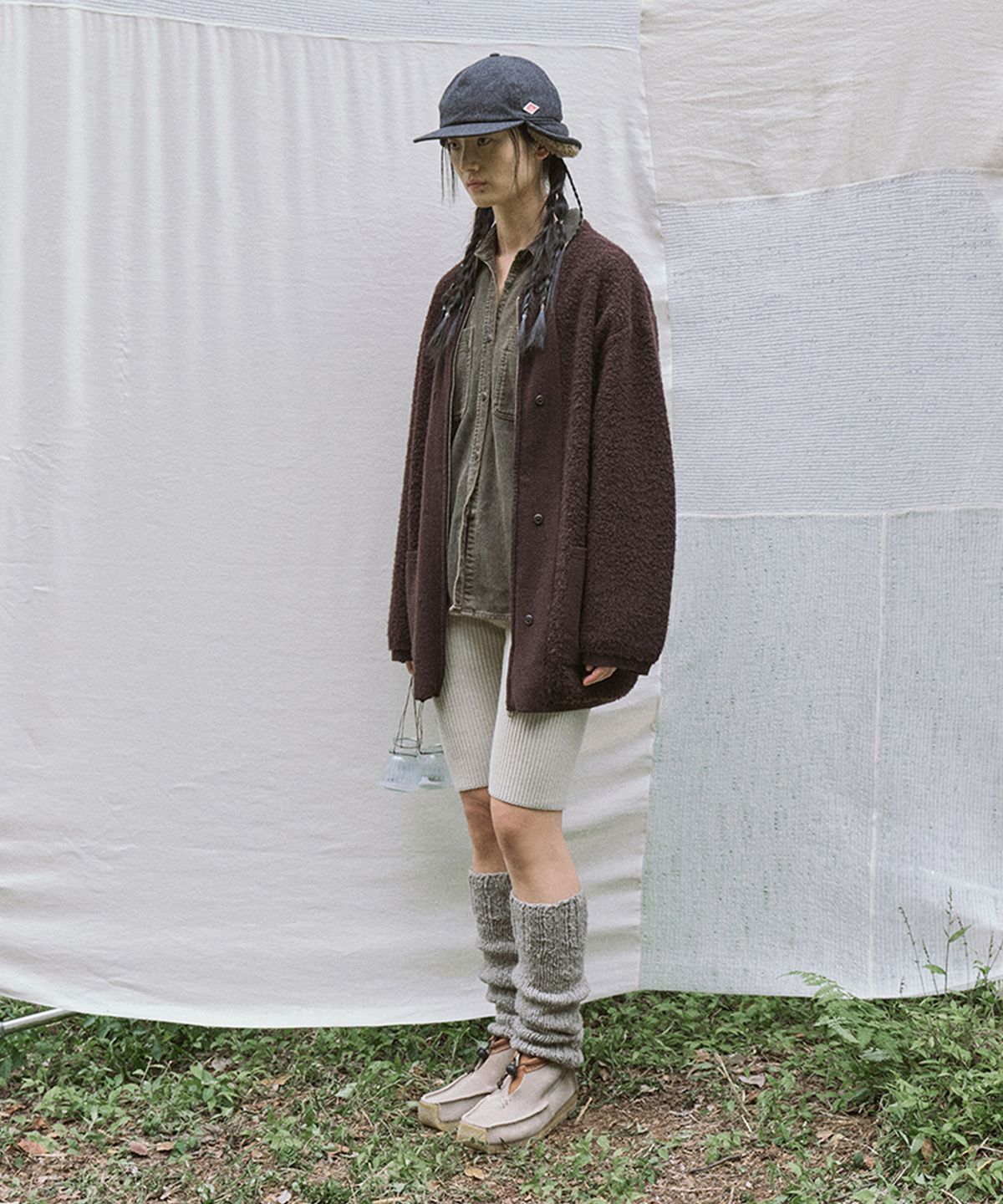 모노크롬(MONOCHROME) shotimee cardigan (brown)