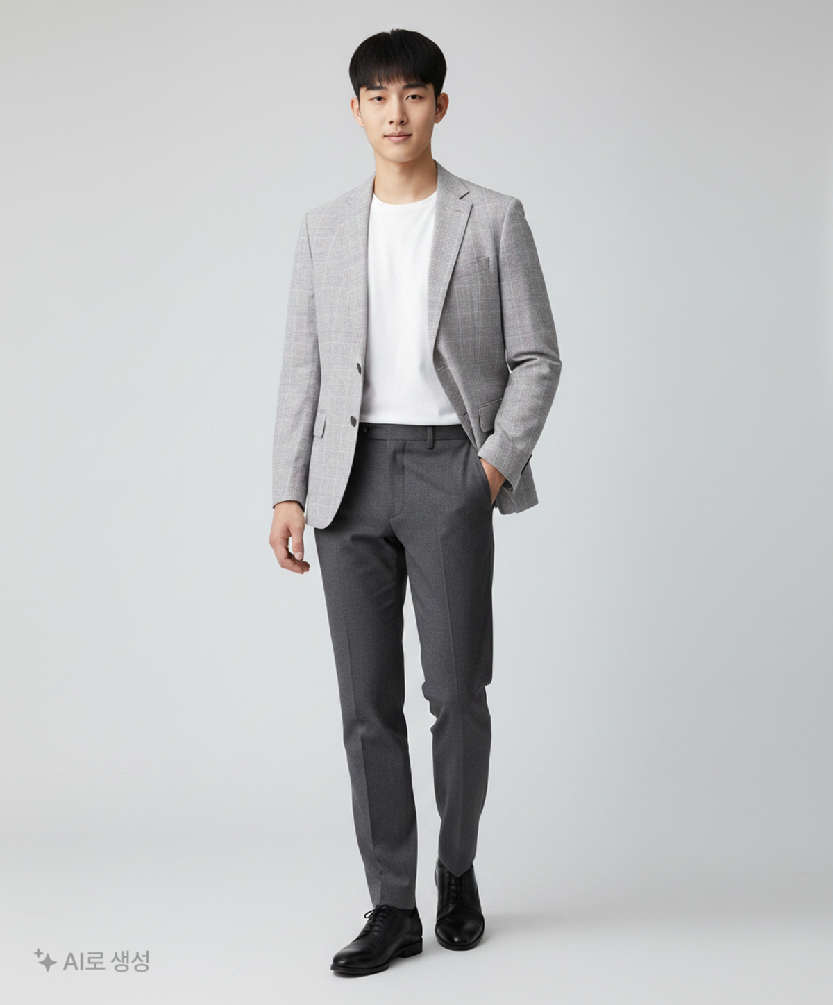 올젠(OLZEN) 헤리티지 린넨 블렌드 싱글 자켓_ZPB2KG1903 110_180
