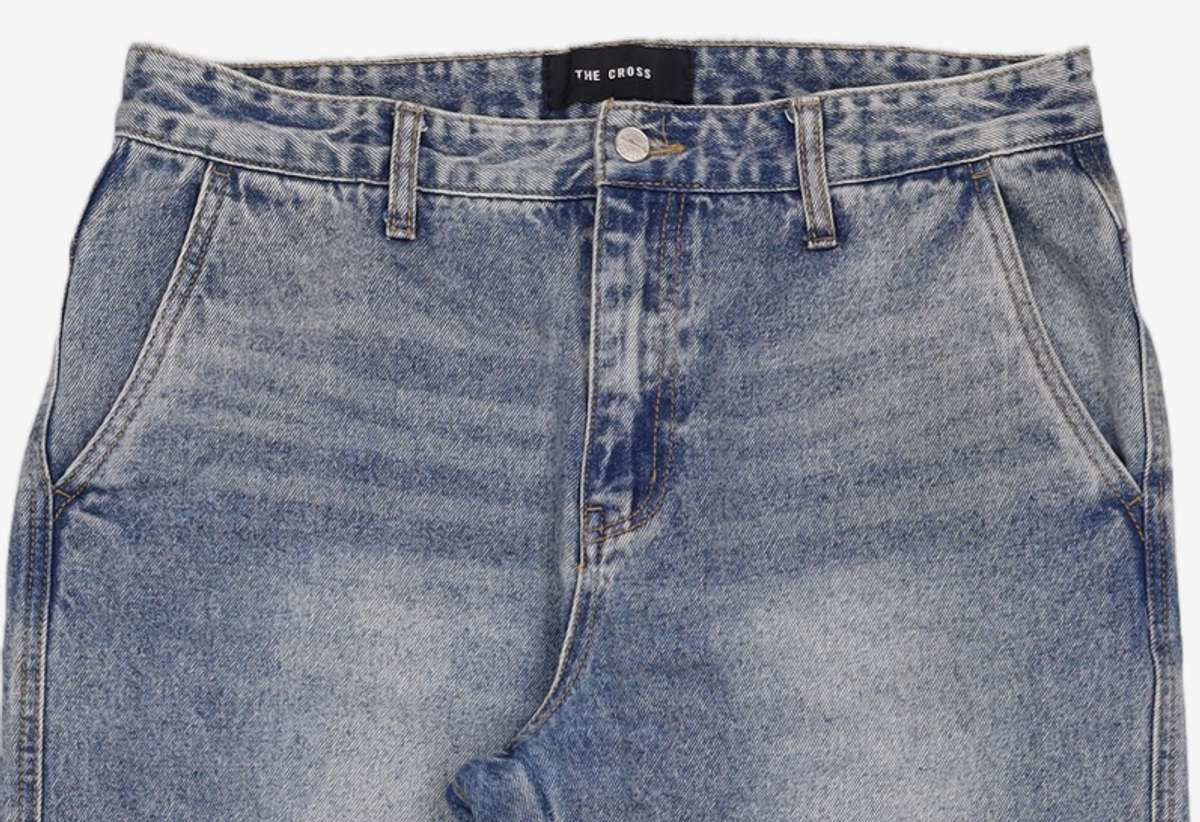 더 크로스(THE CROSS) 청/데님 팬츠 L