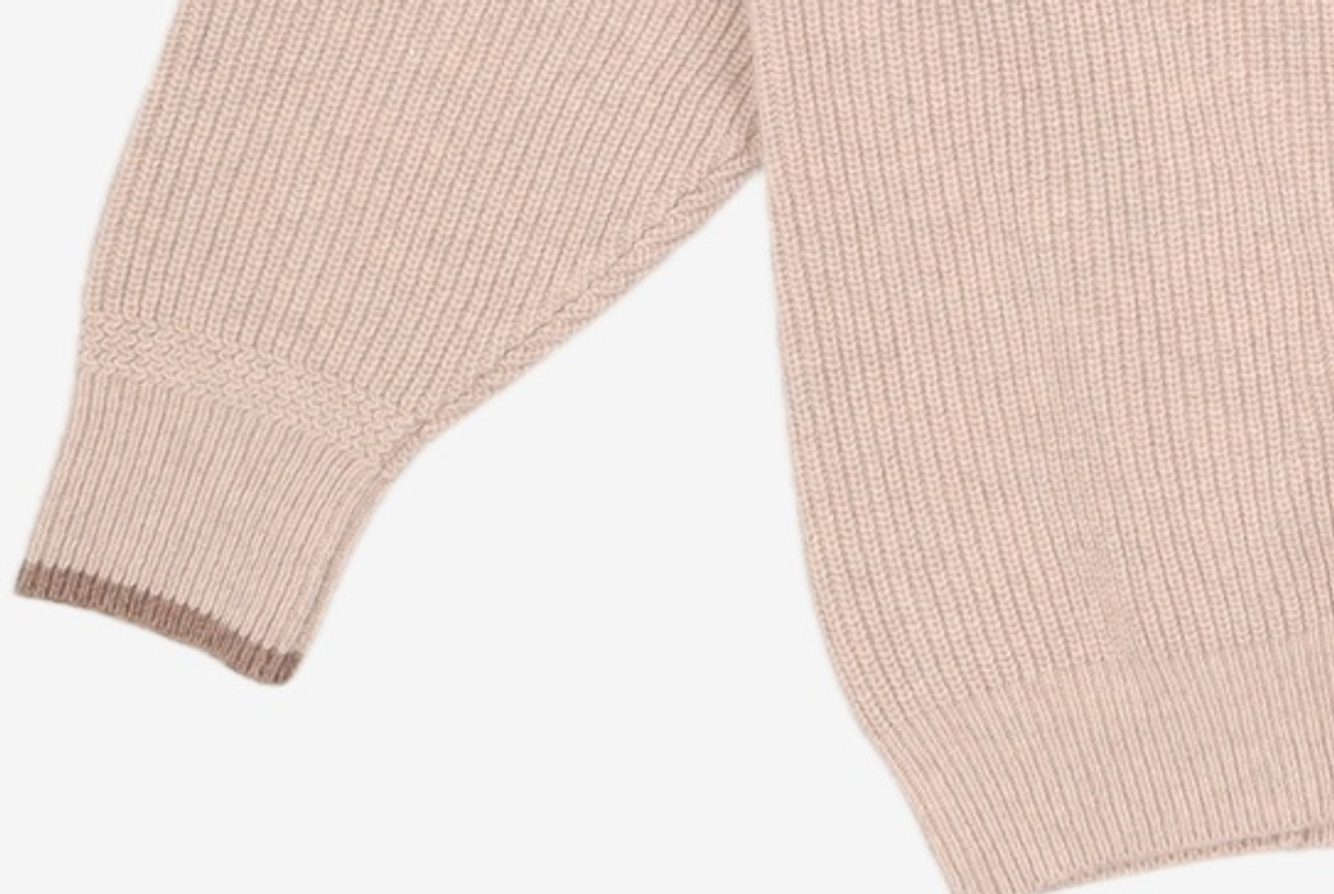 프리즘웍스(FRIZMWORKS) KANGAROO ROUND PULLOVER KNIT _ OATMEAL L