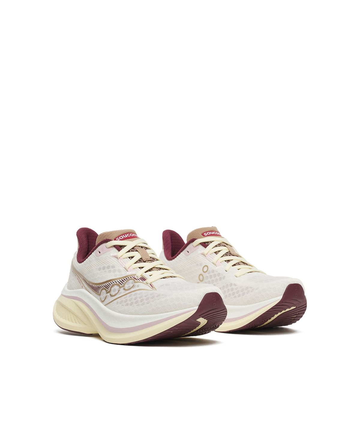 써코니(SAUCONY) (여성) 엔돌핀 스피드 5 - 아이보리:마룬 / S101391-1006