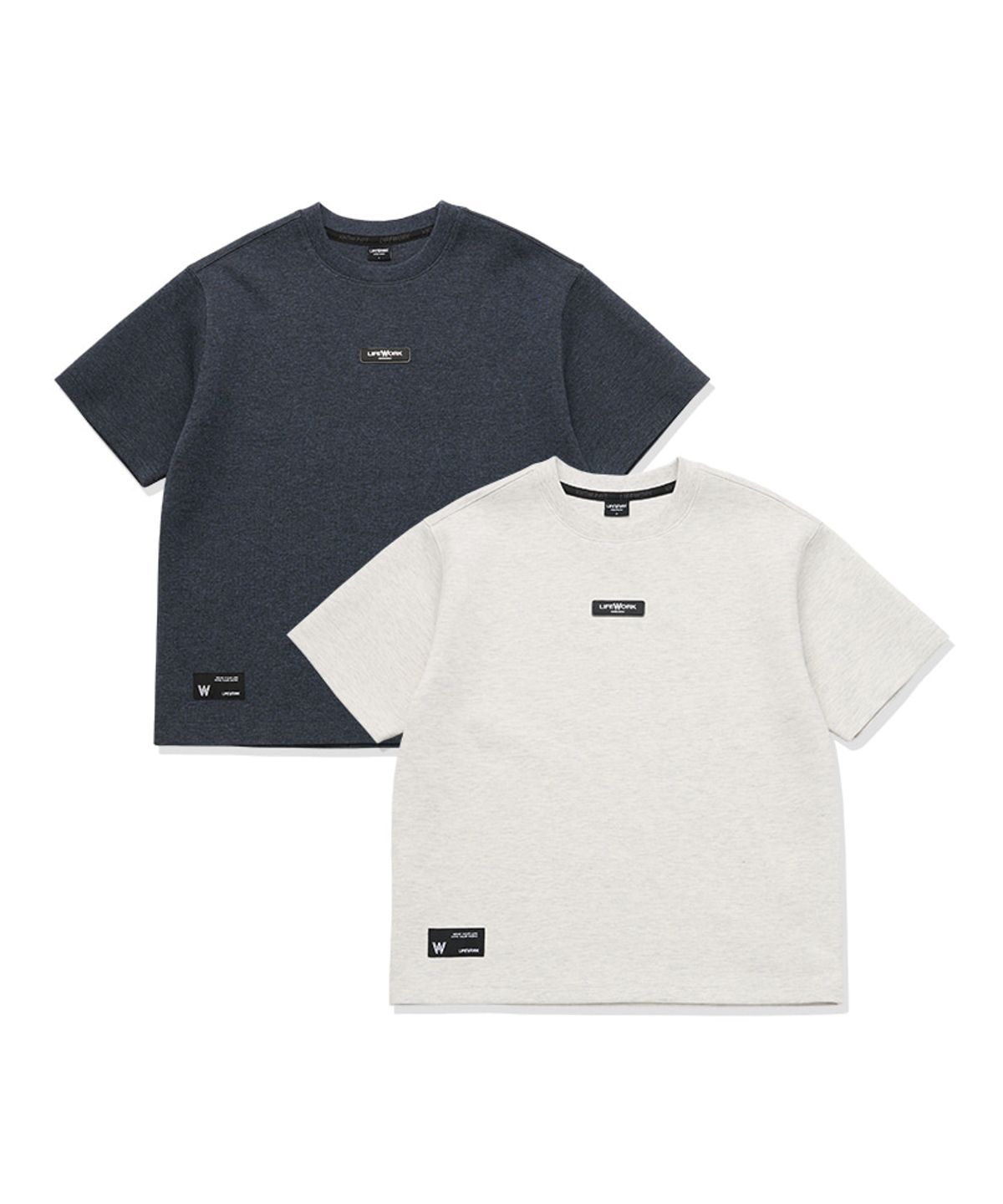 라이프워크 키즈(LIFEWORK KIDS) 키즈) 레더 볼륨 와펜 반팔 티셔츠