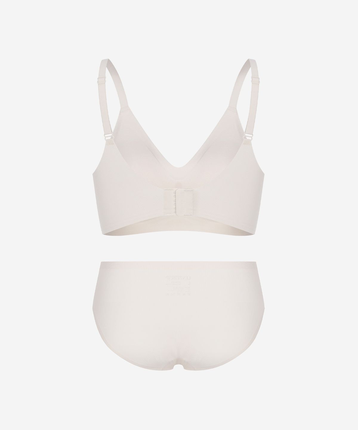 레브렌스(LEVRENCE) (핏 리뉴얼) 45g 에어핀 브라&팬티 세트_ 피치베이지