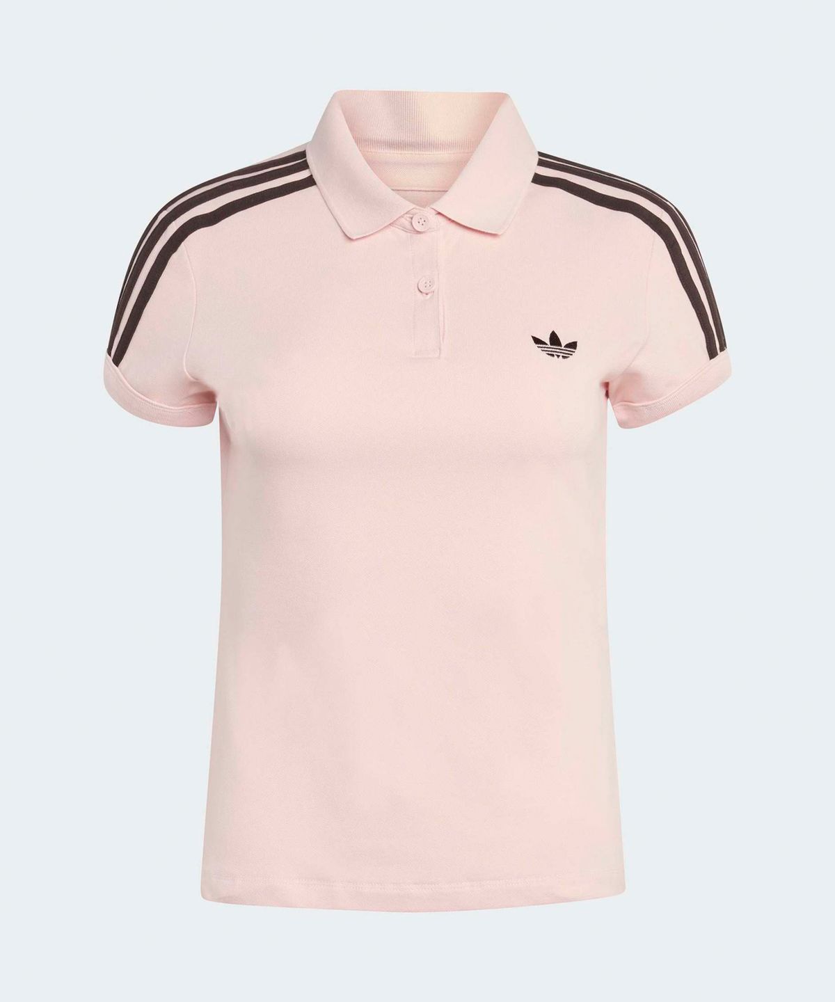 아디다스(ADIDAS) 3-스트라이프 폴로 - 샌디핑크:아우라커피 / KD3699