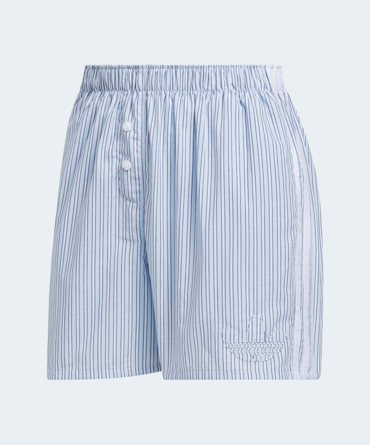 아디다스(ADIDAS) 스트라이프 박스 숏 팬츠 - 클리어스카이 / KT8005