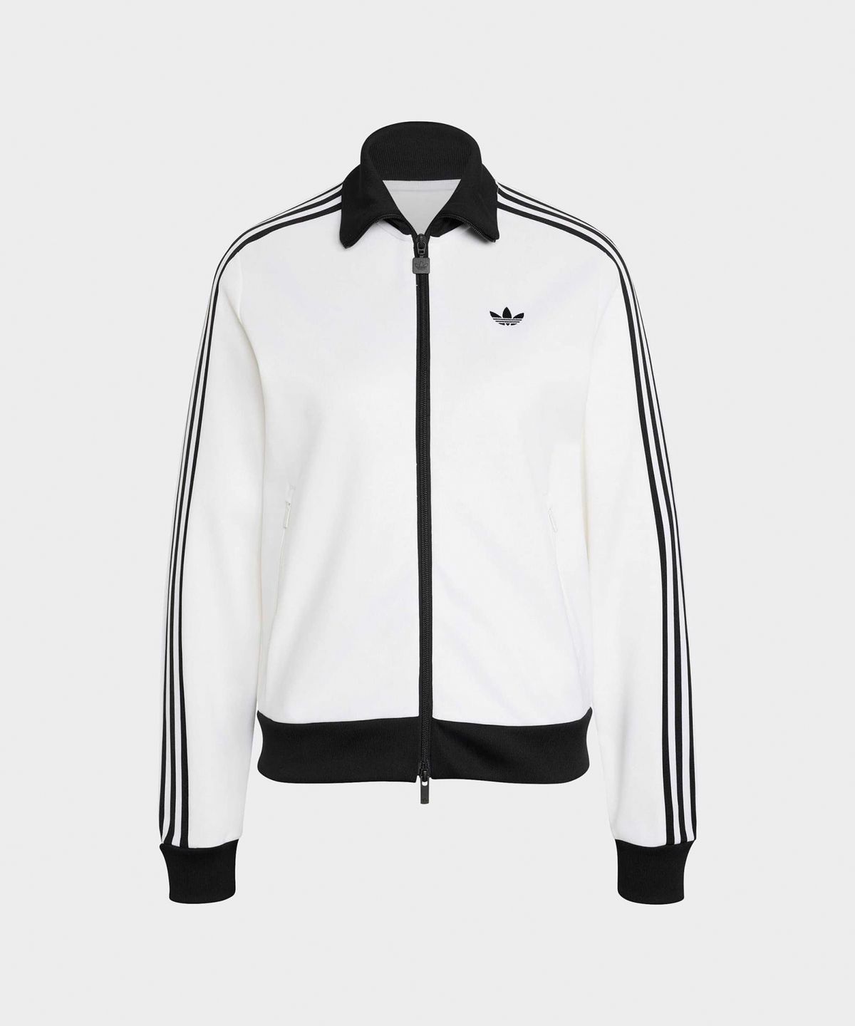 아디다스(ADIDAS) 클래식 트랙탑 - 화이트:블랙 / KV9565