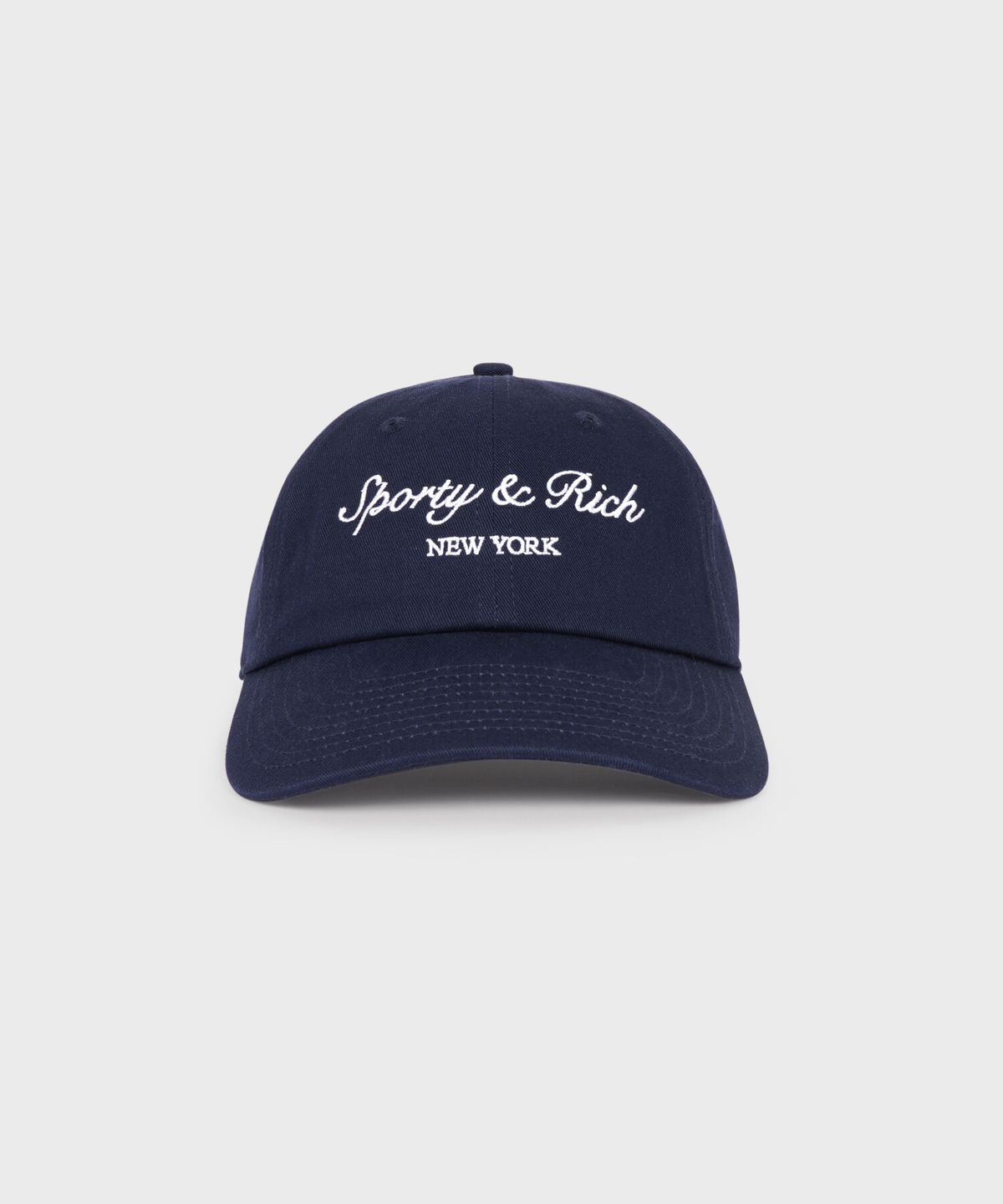 스포티앤리치(SPORTY&RICH) 시라큐스 NY 캡 - 네이비 R265AOH012