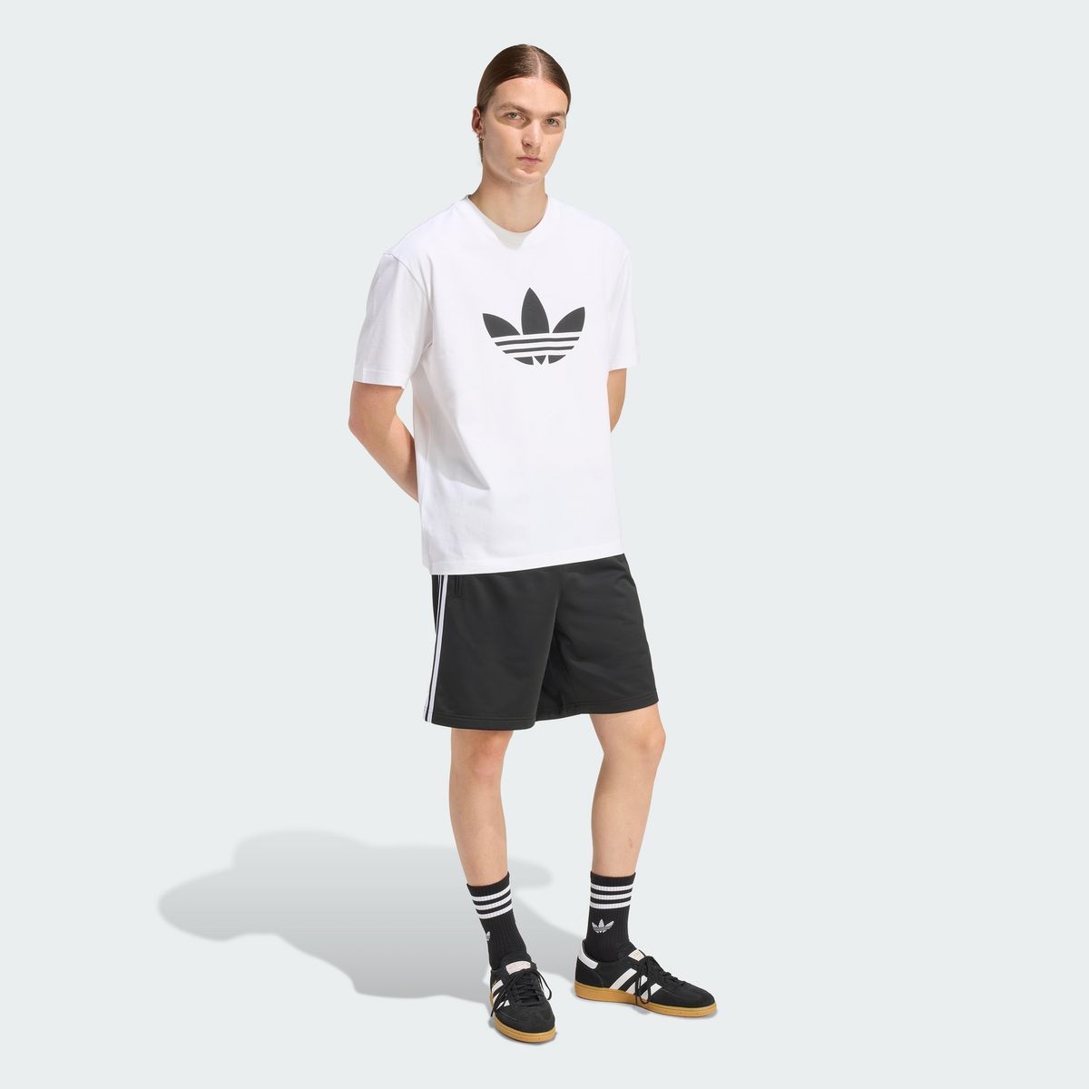 아디다스(ADIDAS) 파이어버드 숏 팬츠 - 블랙 / KE1379