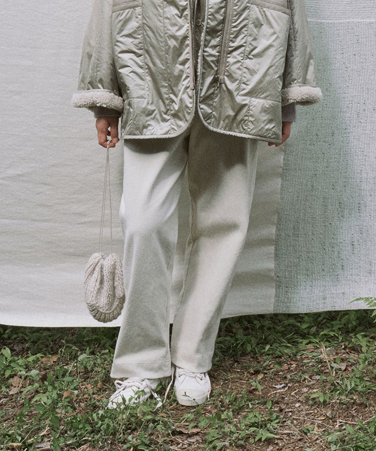 모노크롬(MONOCHROME) endiel bag (light beige)
