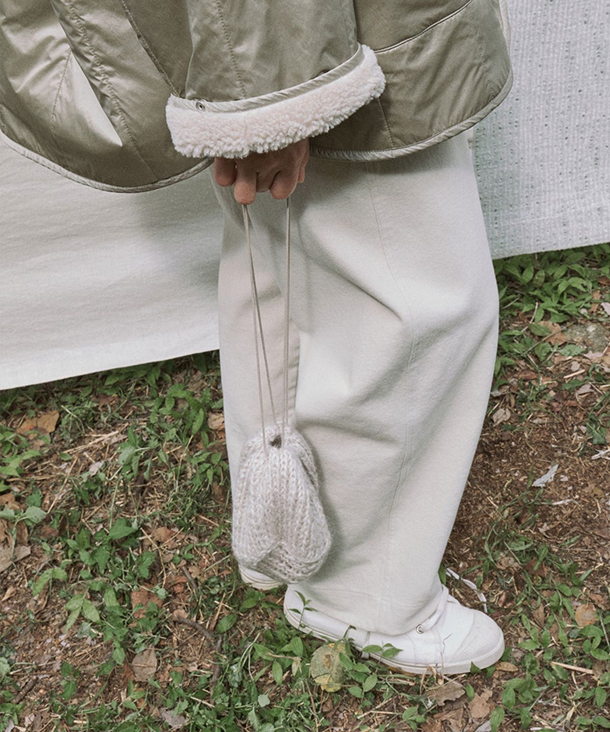 모노크롬(MONOCHROME) endiel bag (light beige)