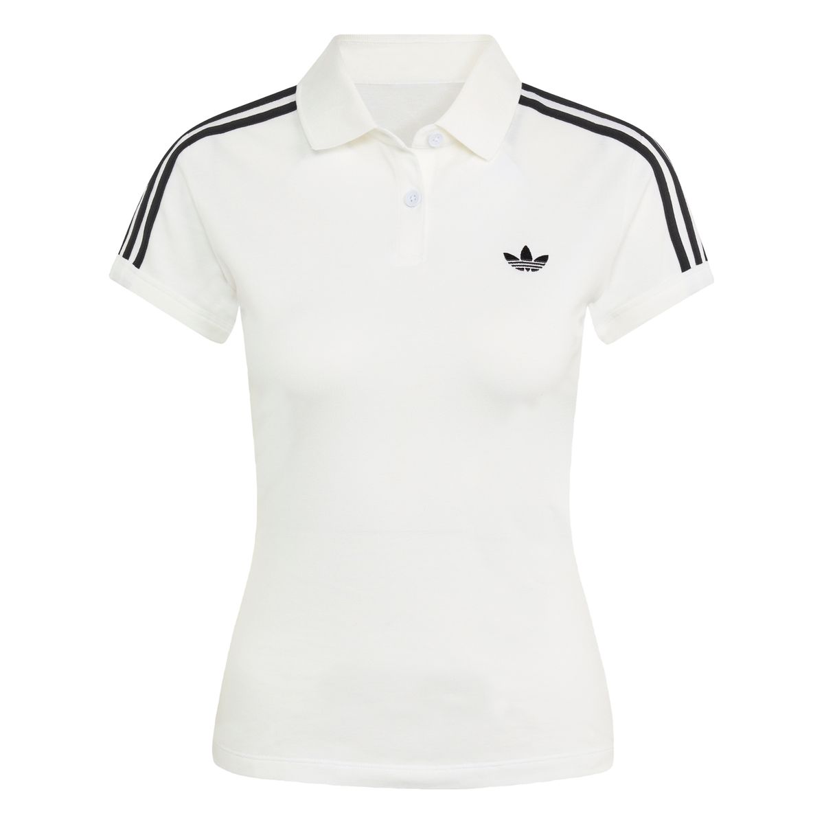 아디다스(ADIDAS) 3-스트라이프 폴로 - 화이트:블랙 / KD3697