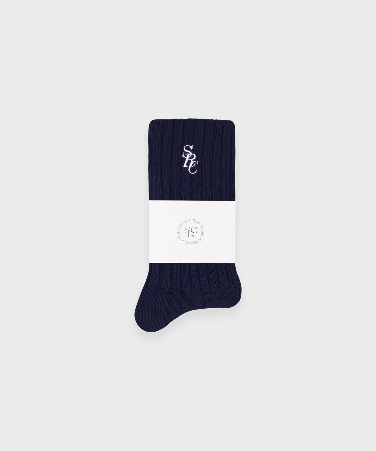스포티앤리치(SPORTY&RICH) SRC 립 양말 - 네이비 R265AOC006