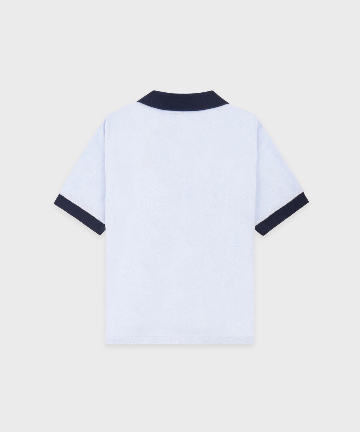 스포티앤리치(SPORTY&RICH) 시그니쳐 로고 테리 폴로 - 시엘 R265AW2007