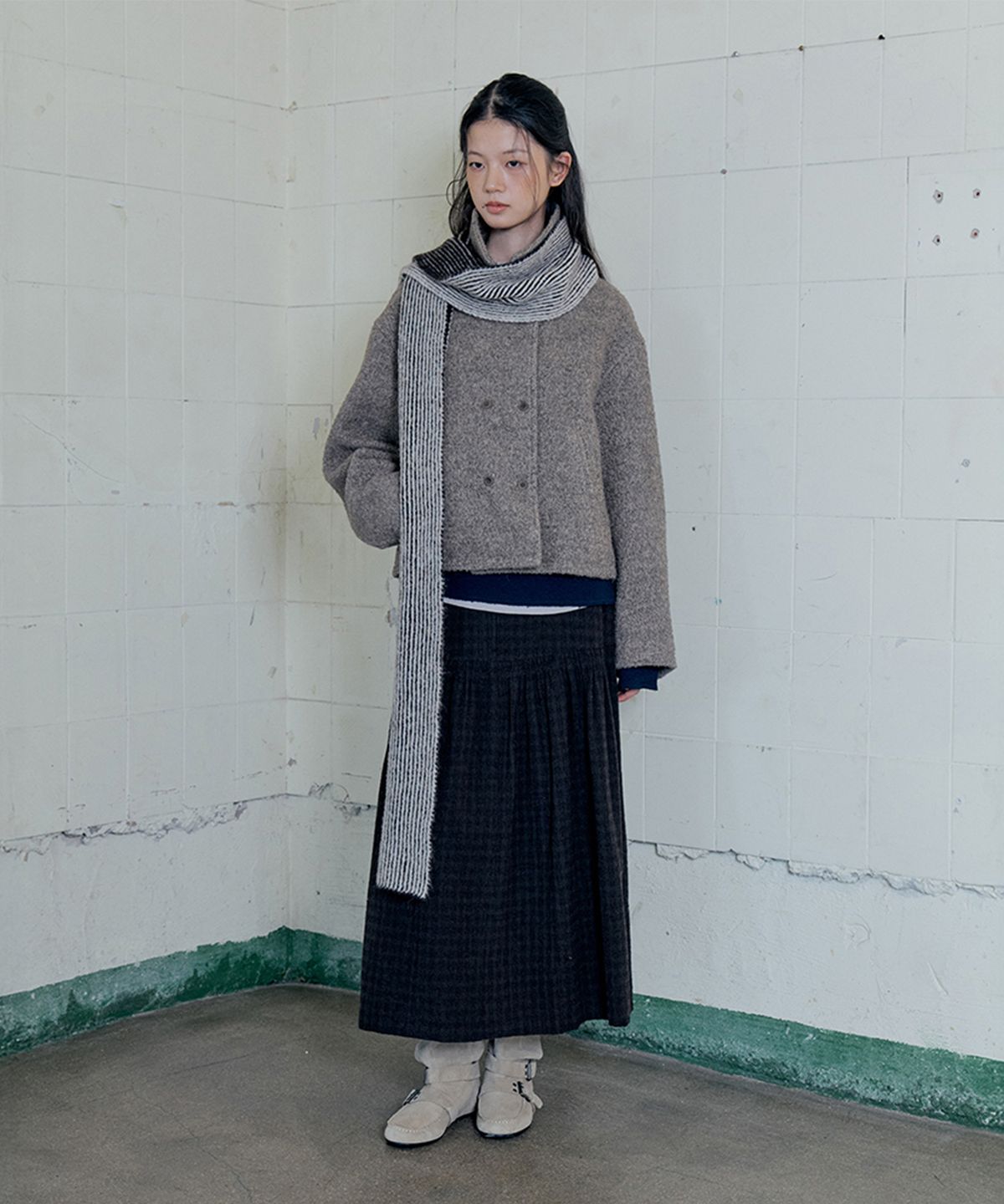 모노크롬(MONOCHROME) lekoo jacket (brown)