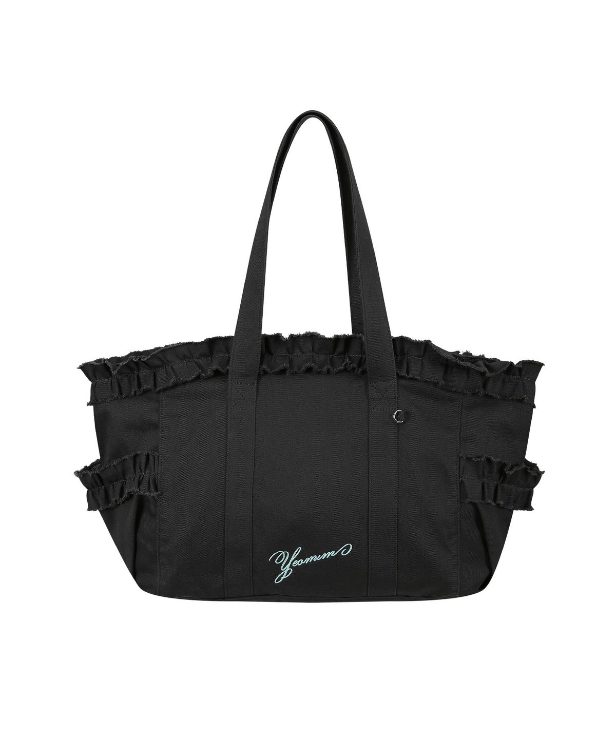 여밈(YEOMIM) camp frill bag (charcoal)