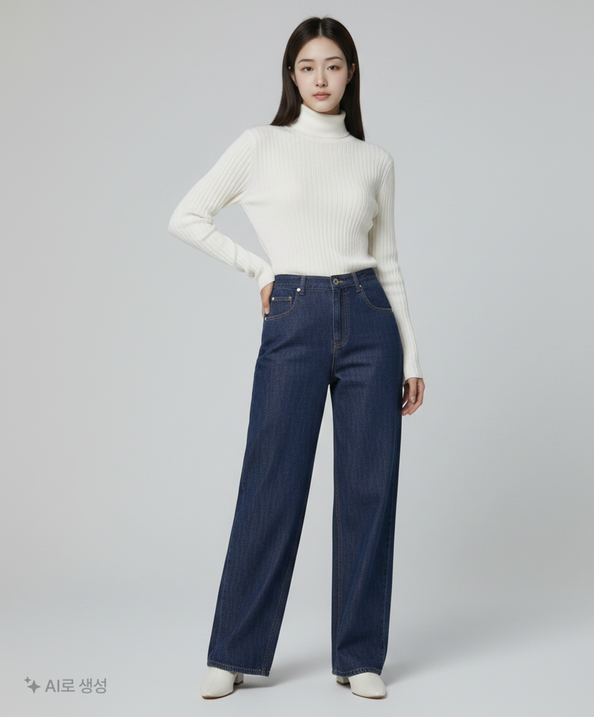 모헤(MOHAE) 청/데님 팬츠 M