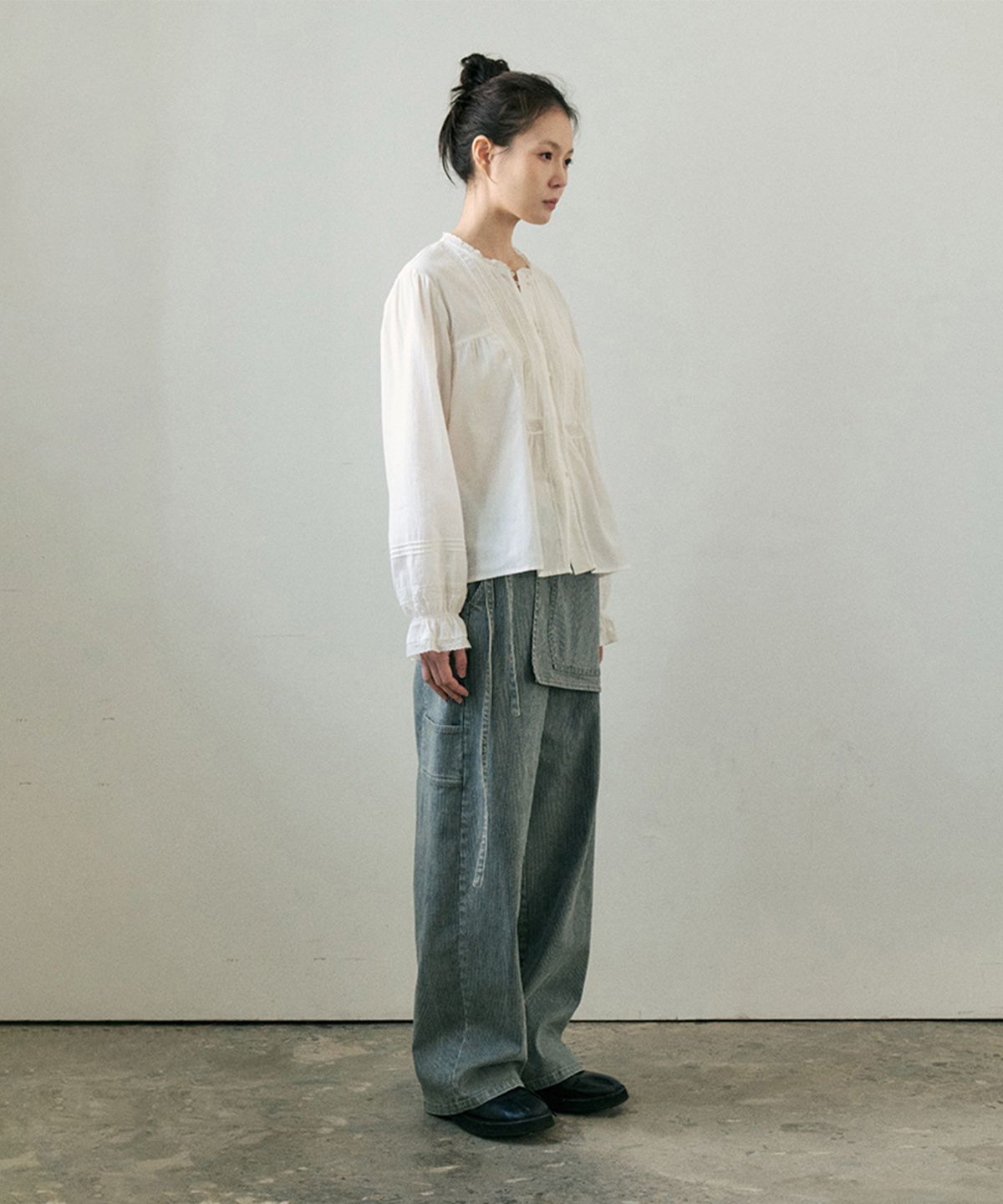모노크롬(MONOCHROME) clary pants (indigo)