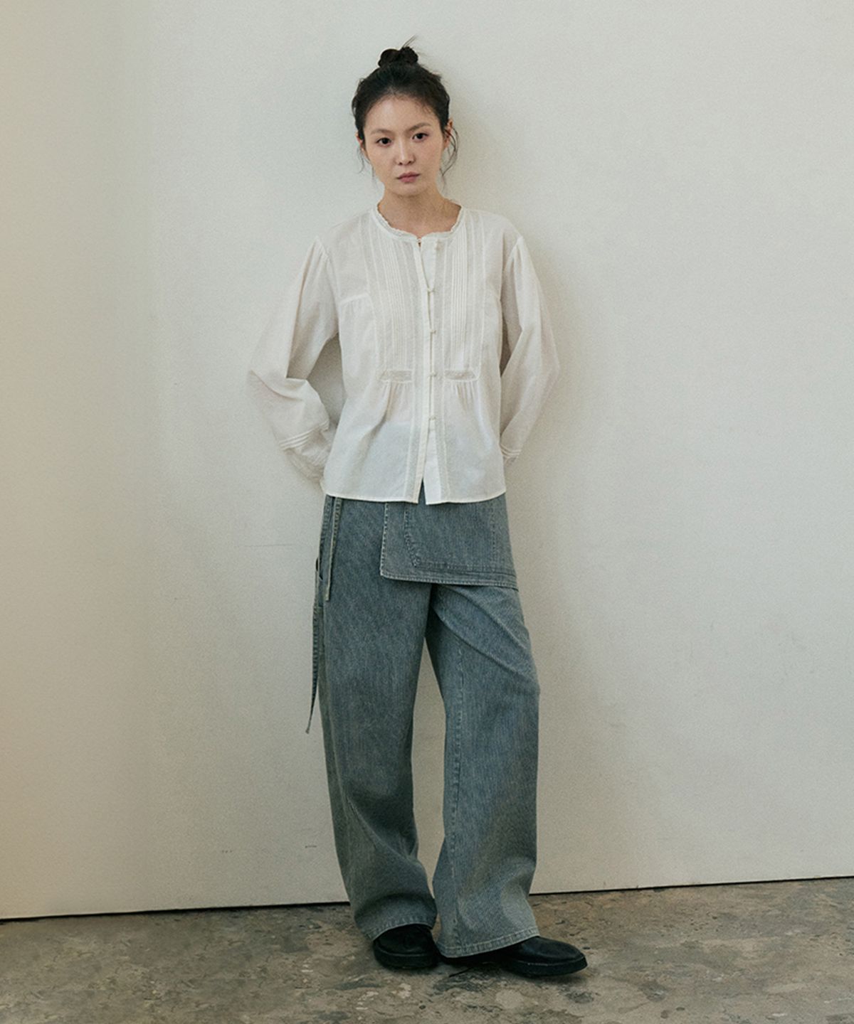 모노크롬(MONOCHROME) clary pants (indigo)
