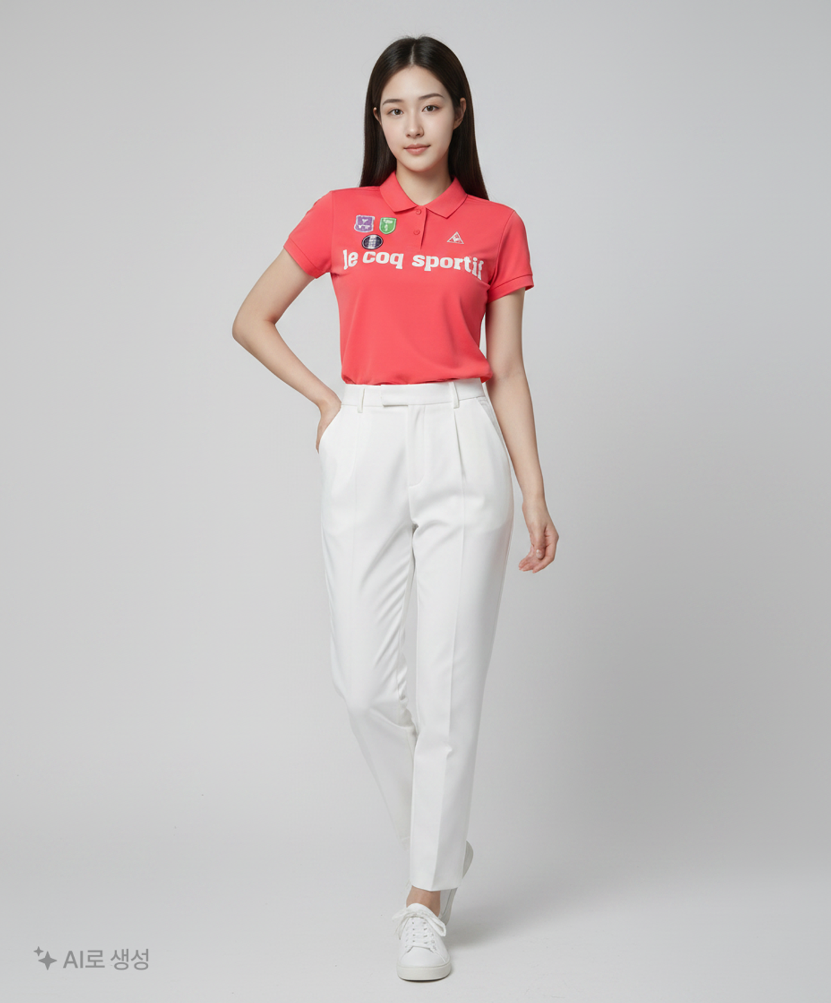 르꼬끄 스포르티브(LE COQ SPORTIF) 피케/카라 티셔츠 S
