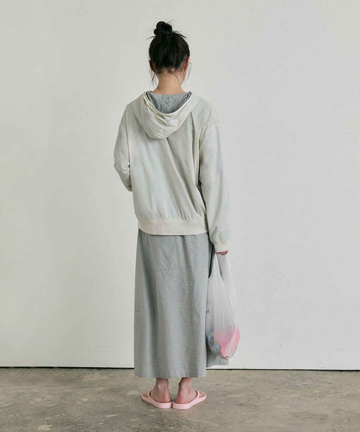 모노크롬(MONOCHROME) stanley hooded anorak (ivory)