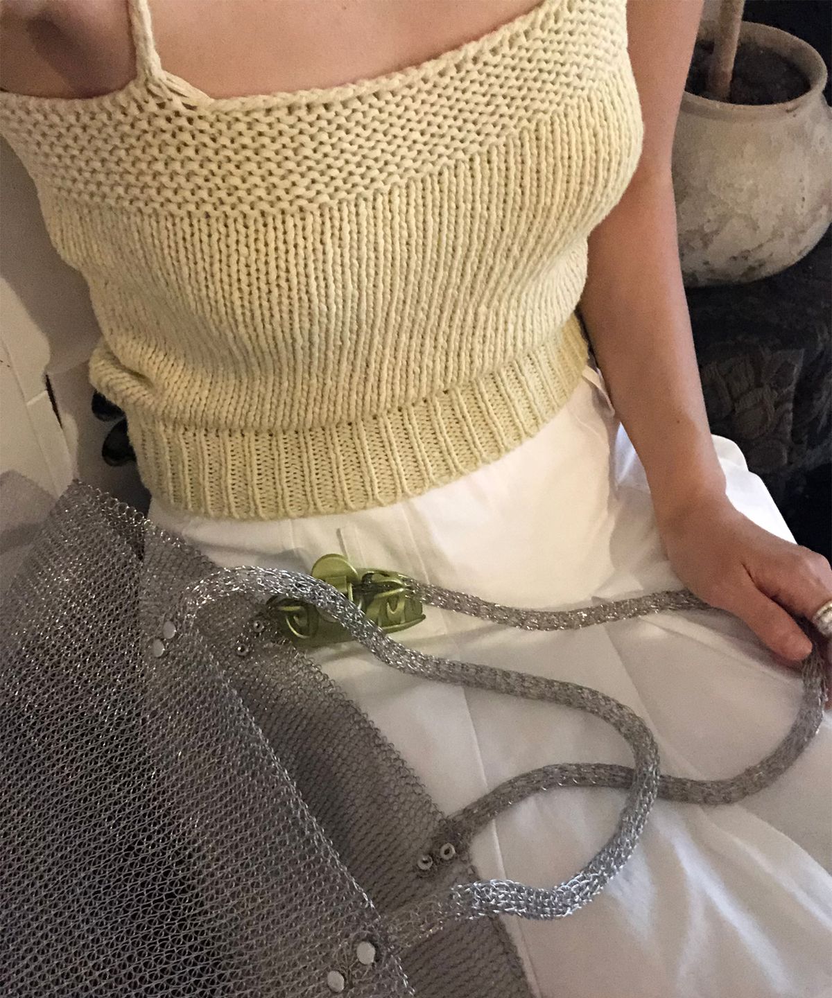 포에트서울(POETSEOUL) VANILLA KNIT_lime green