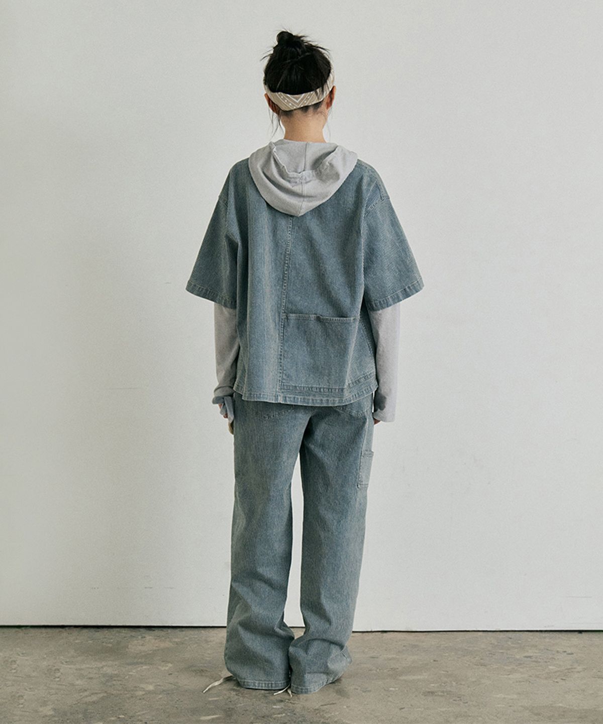 모노크롬(MONOCHROME) clary jacket (indigo)