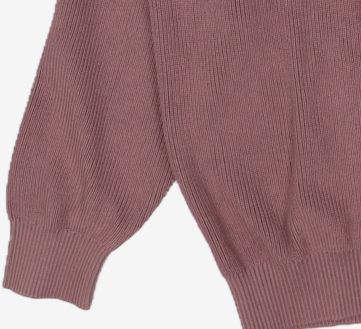 더니트컴퍼니(THEKNITCOMPANY) 마일드 코튼 리브드 니트 [모카핑크] L