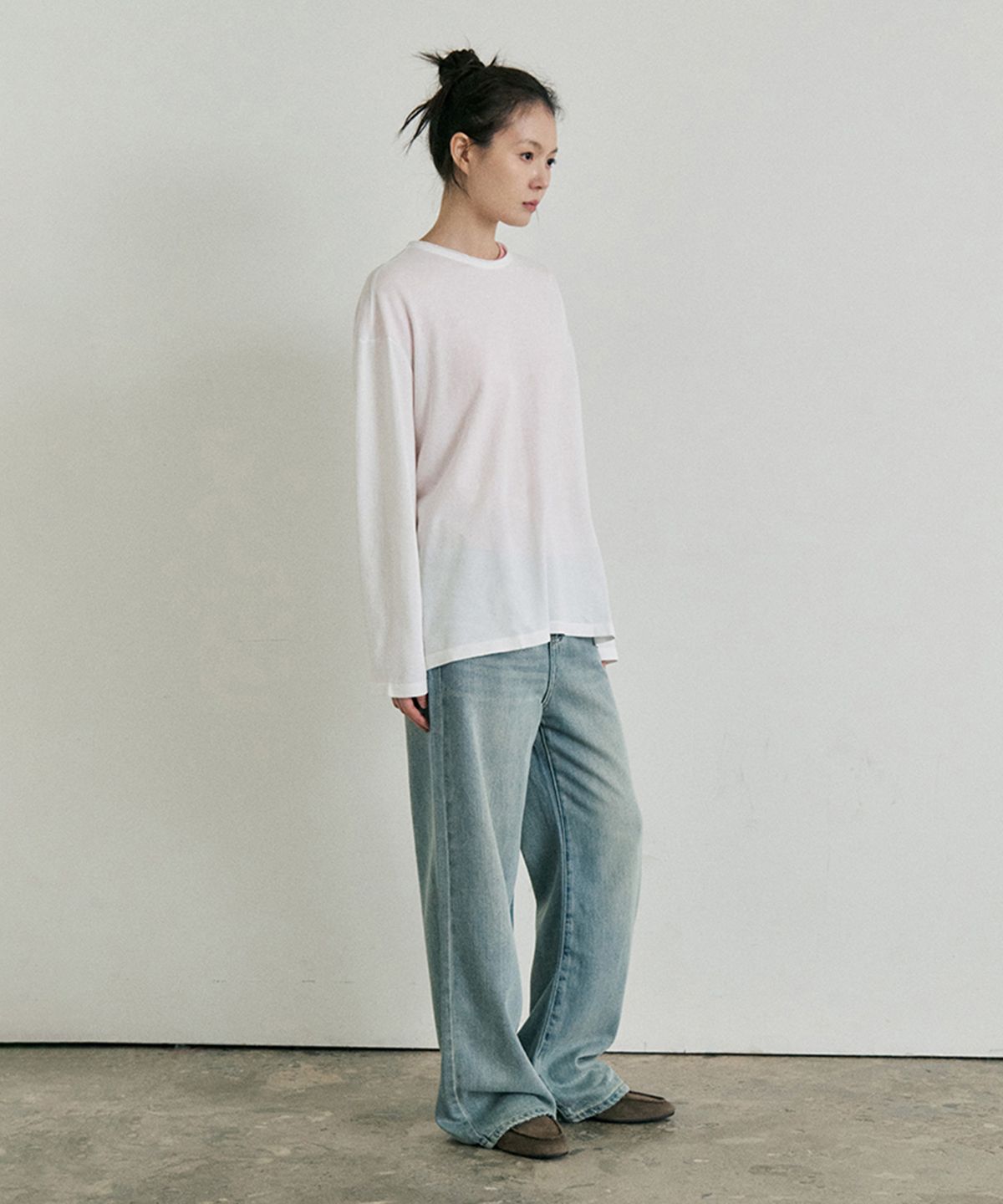 모노크롬(MONOCHROME) [online exclusive]26 reed stitch t-shirt (3color)