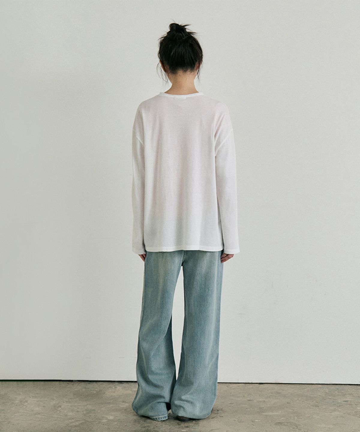 모노크롬(MONOCHROME) [online exclusive]26 reed stitch t-shirt (3color)