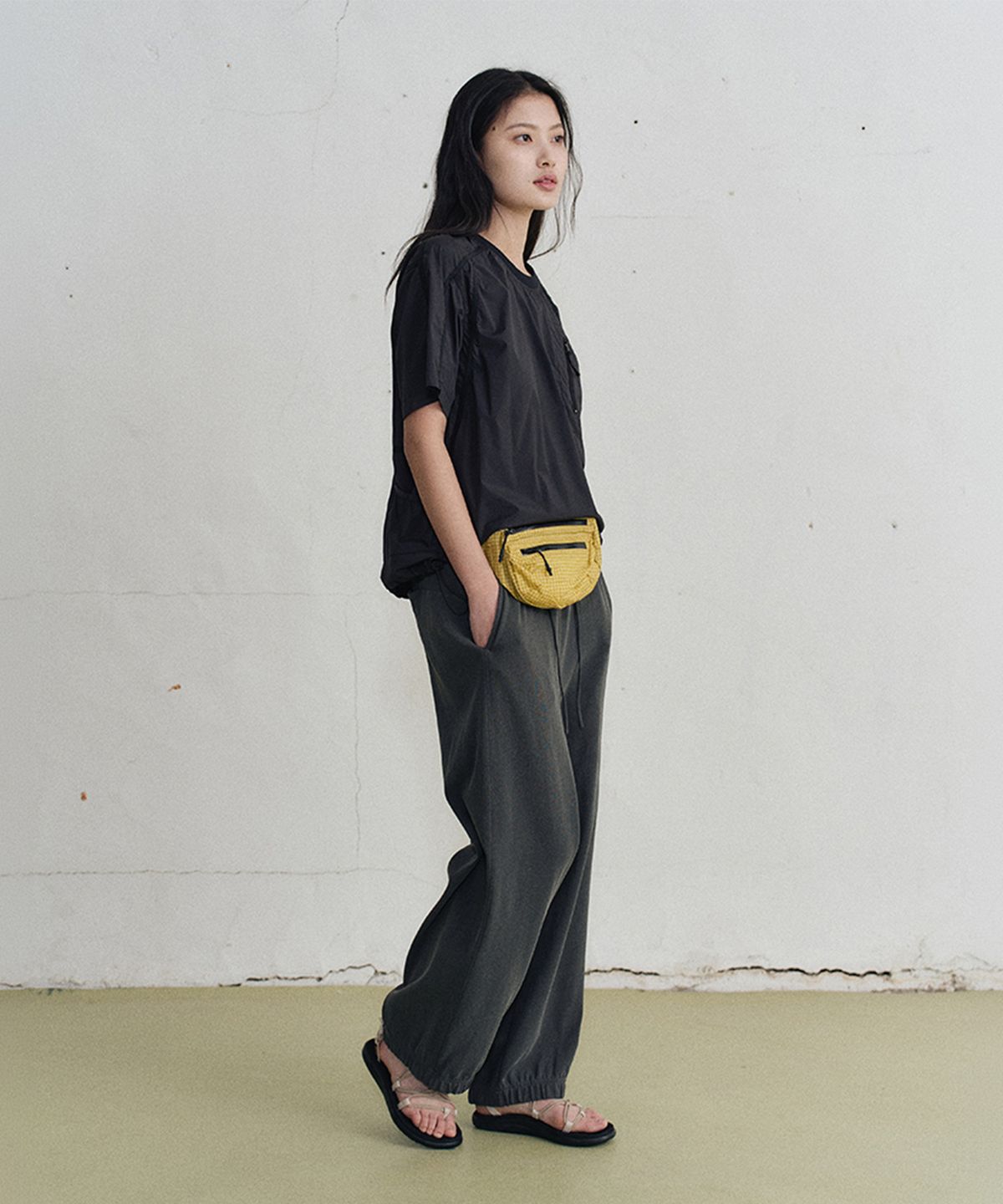 모노크롬(MONOCHROME) jordan pocket t-shirt (black)