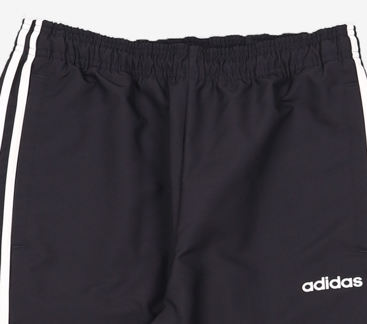 아디다스(ADIDAS) 에센셜 3S 윈드 팬츠 - 블랙:화이트 / DQ3100 L