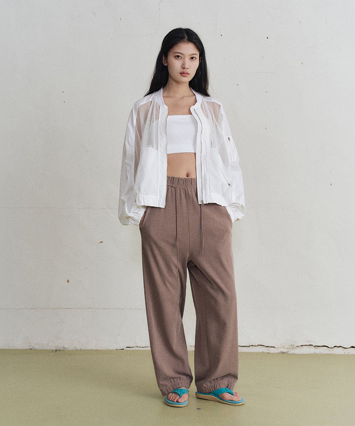 모노크롬(MONOCHROME) aleni cotton pants (2color)