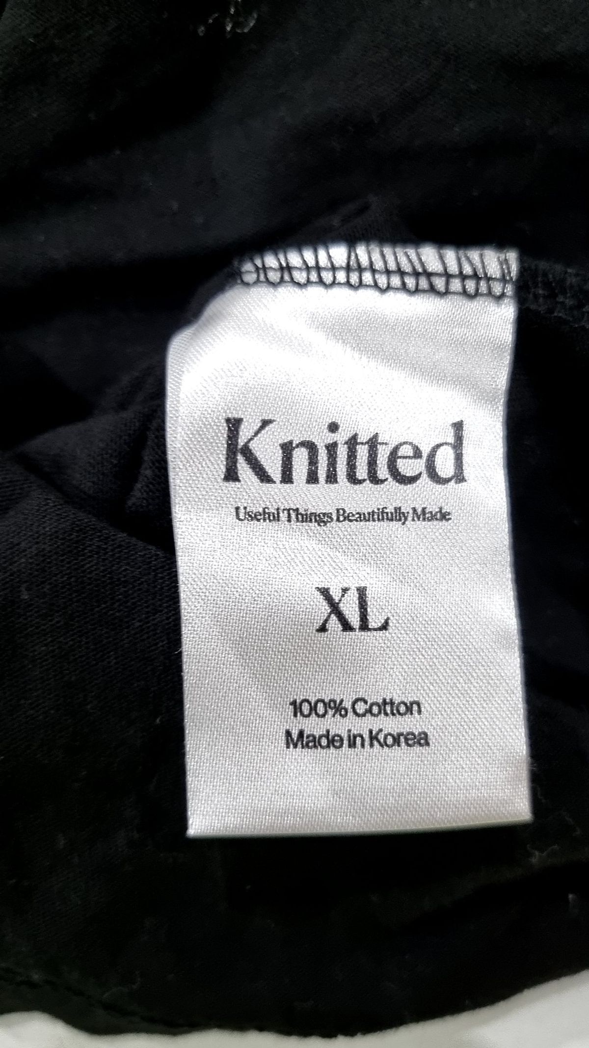 니티드(KNITTED) 반소매 티셔츠 XL