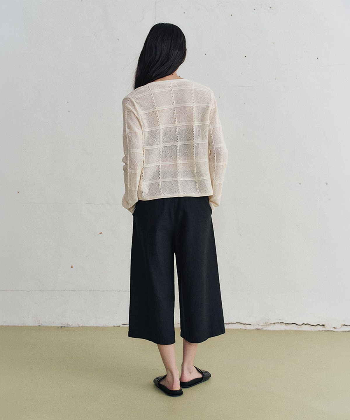 모노크롬(MONOCHROME) narnia crochet cardigan (2color)