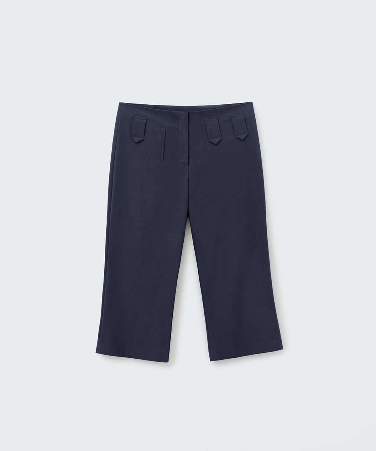 코스모스(COSMOSS) TAB CAPRI PANTS (NAVY)