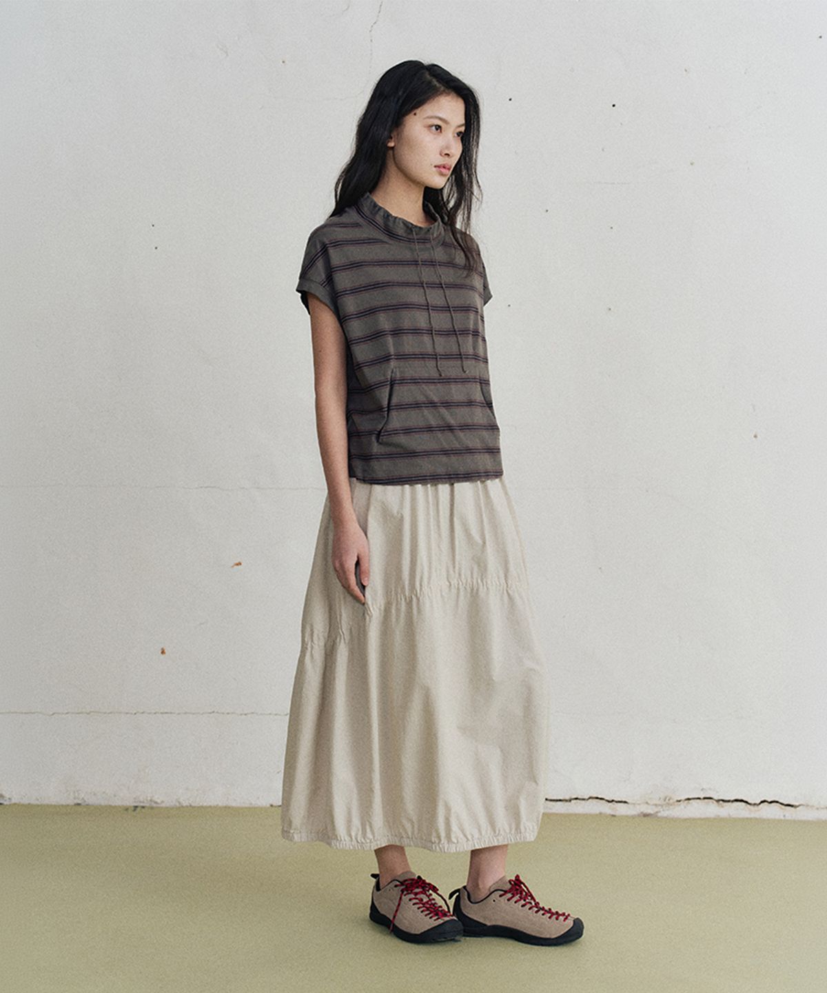 모노크롬(MONOCHROME) dan balloon skirt (2color)