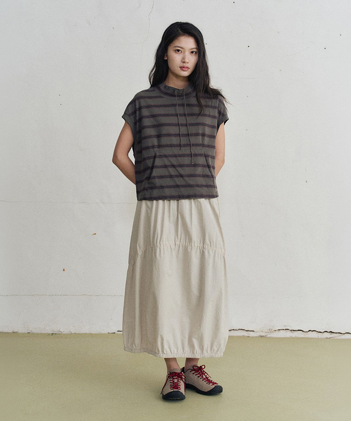 모노크롬(MONOCHROME) dan balloon skirt (2color)