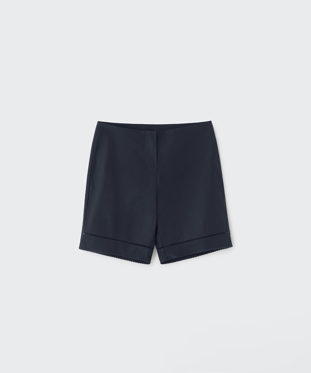 코스모스(COSMOSS) LACE HALF PANTS (NAVY)