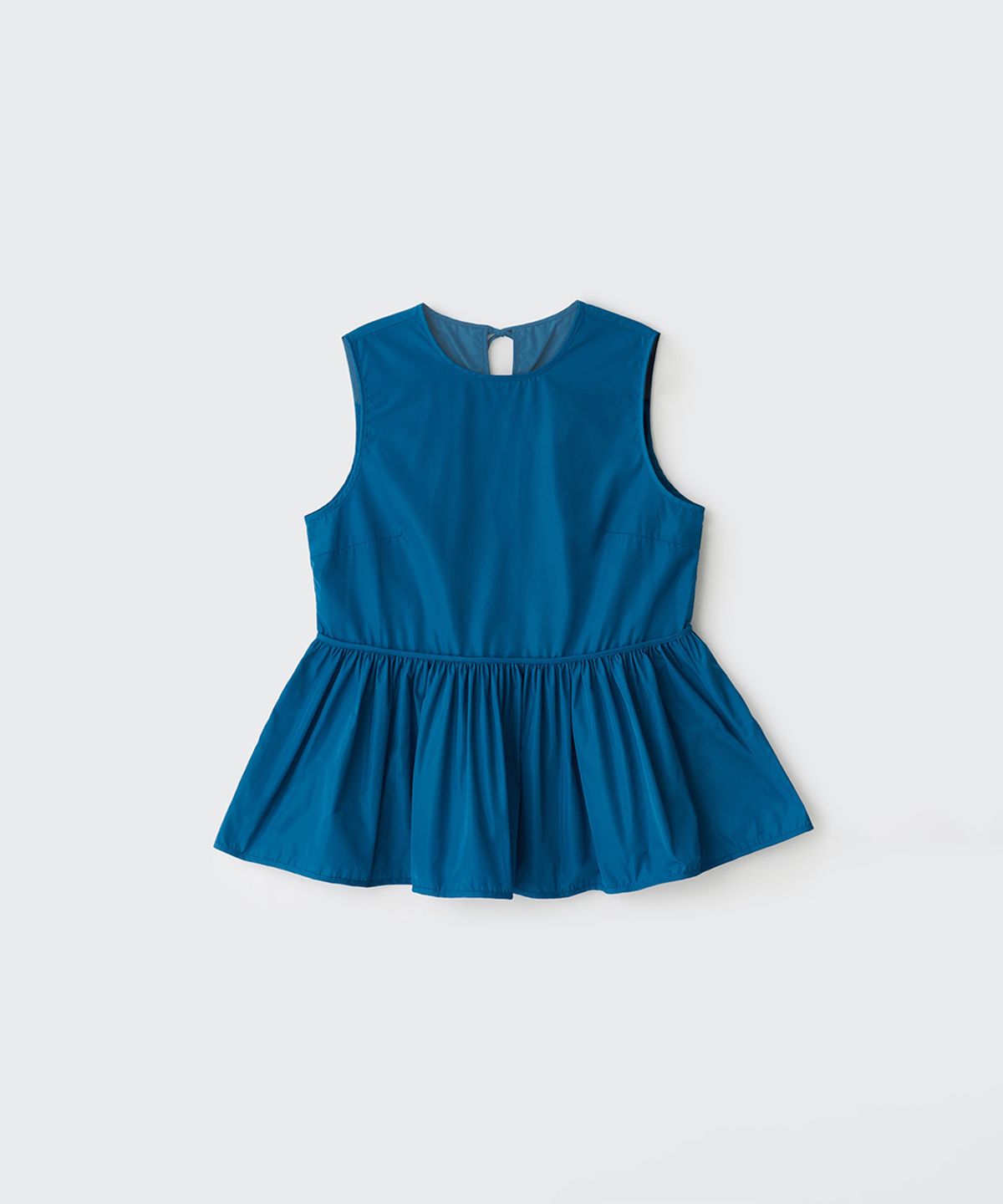 코스모스(COSMOSS) FLARE PEPLUM SLEEVELESS (BLUE)