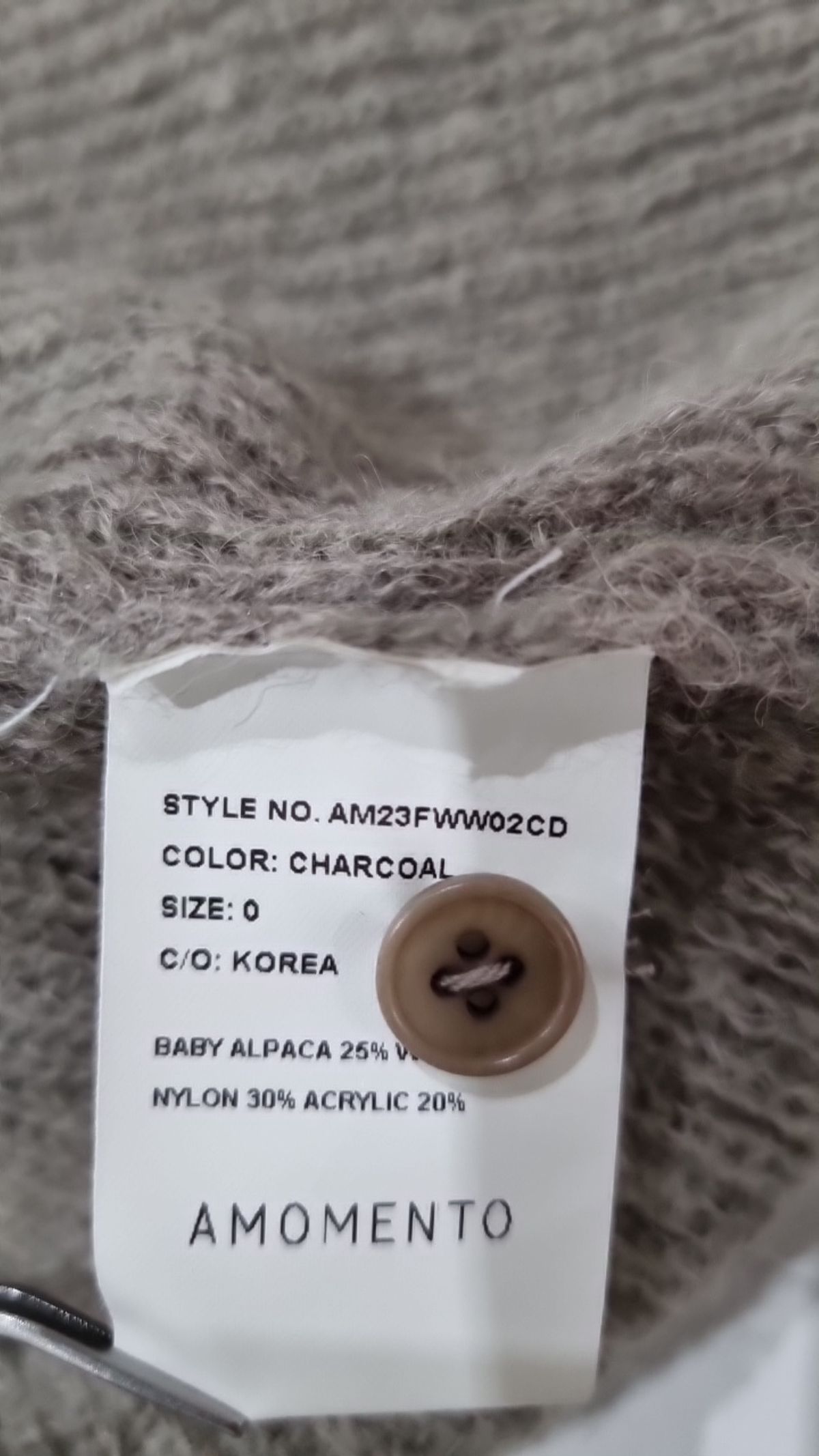 아모멘토(AMOMENTO) 카디건 0