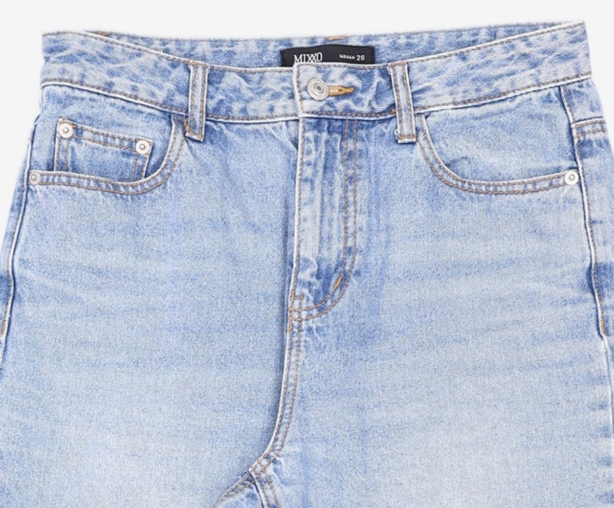 미쏘(MIXXO) 롤업 일자핏 데님(TJB737J RE) MIWTJB93QJ 26