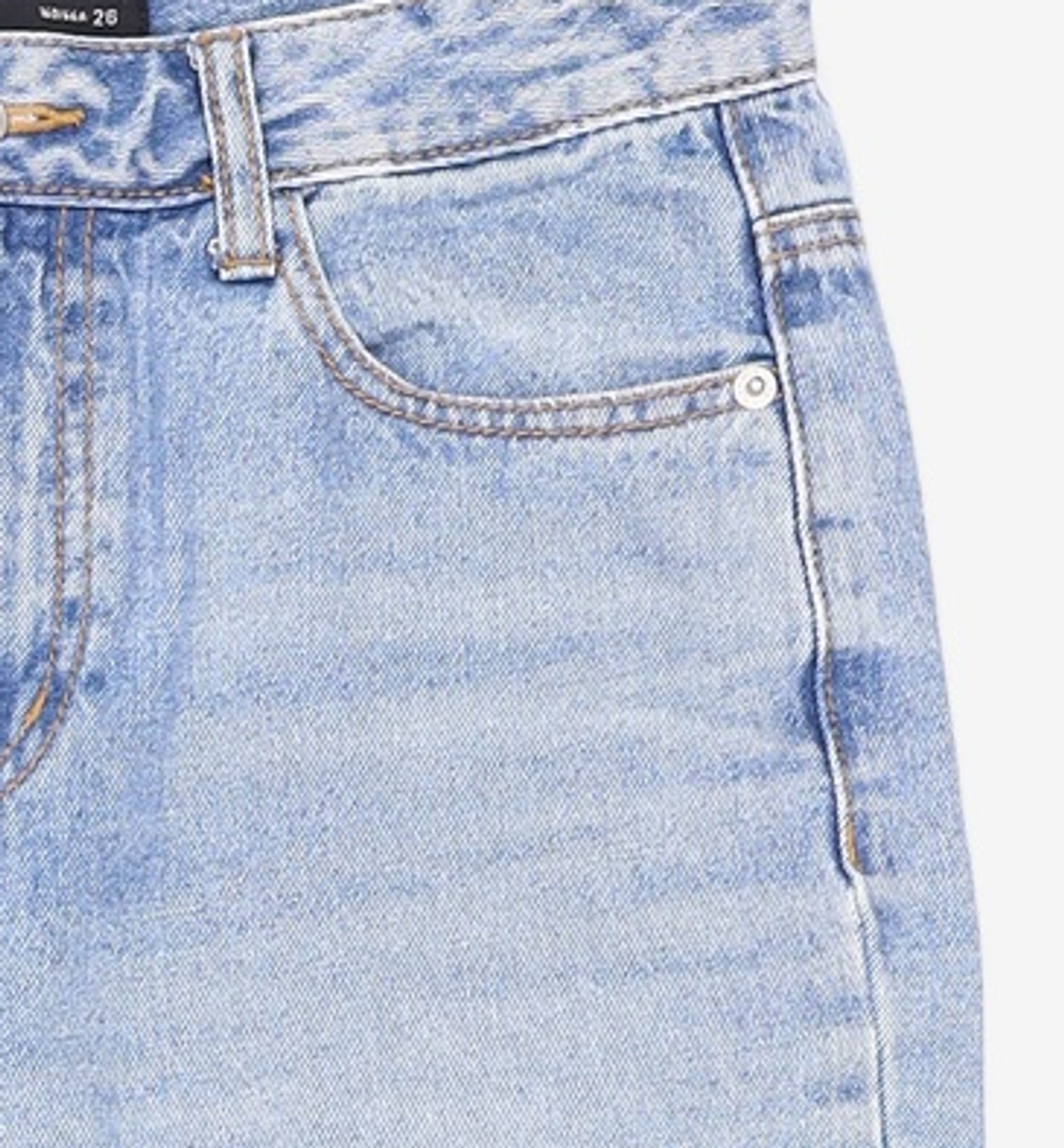 미쏘(MIXXO) 롤업 일자핏 데님(TJB737J RE) MIWTJB93QJ 26