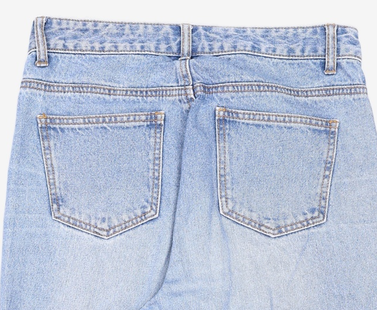 미쏘(MIXXO) 롤업 일자핏 데님(TJB737J RE) MIWTJB93QJ 26