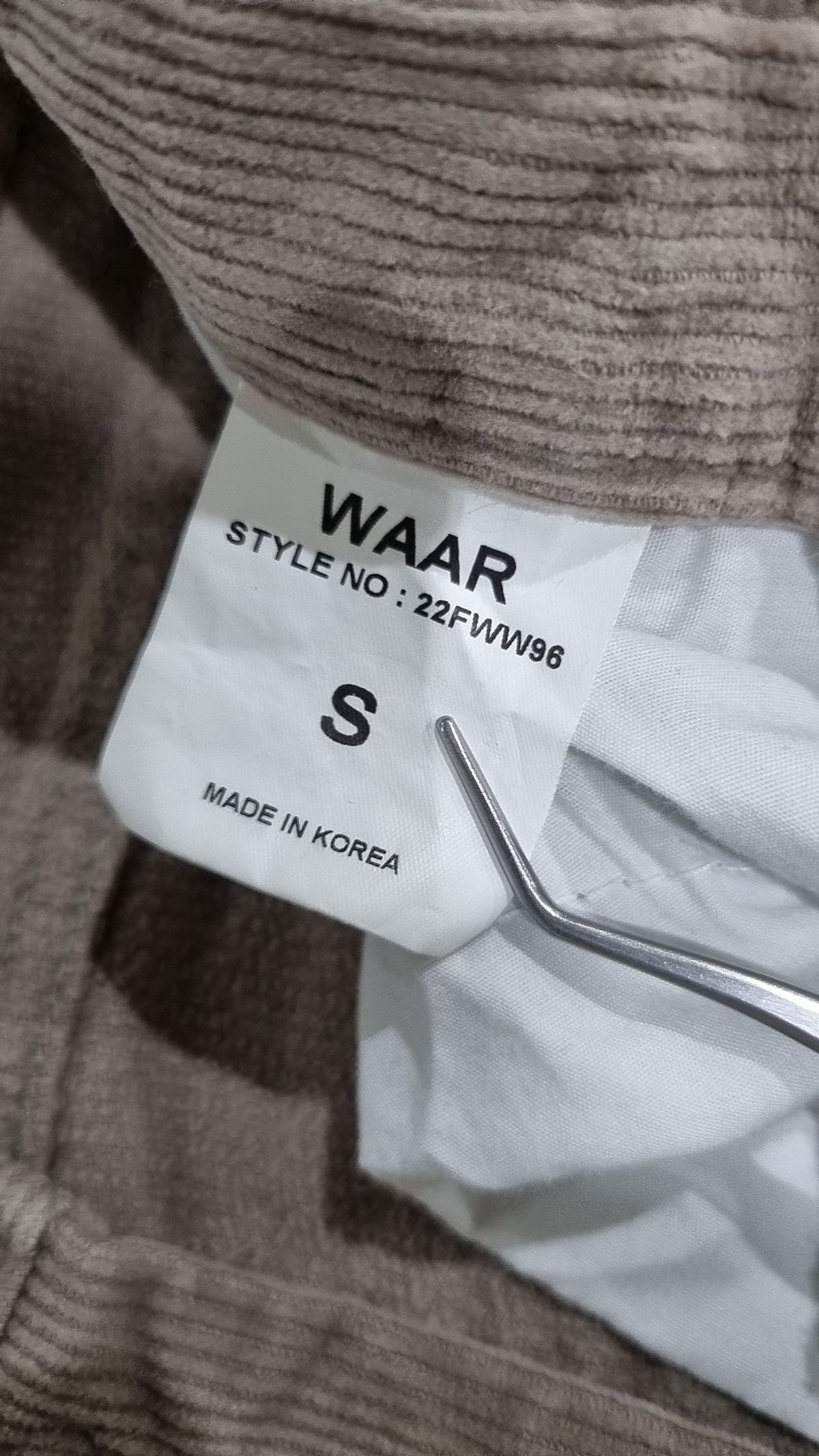 와르(WAAR) 코튼 팬츠 S