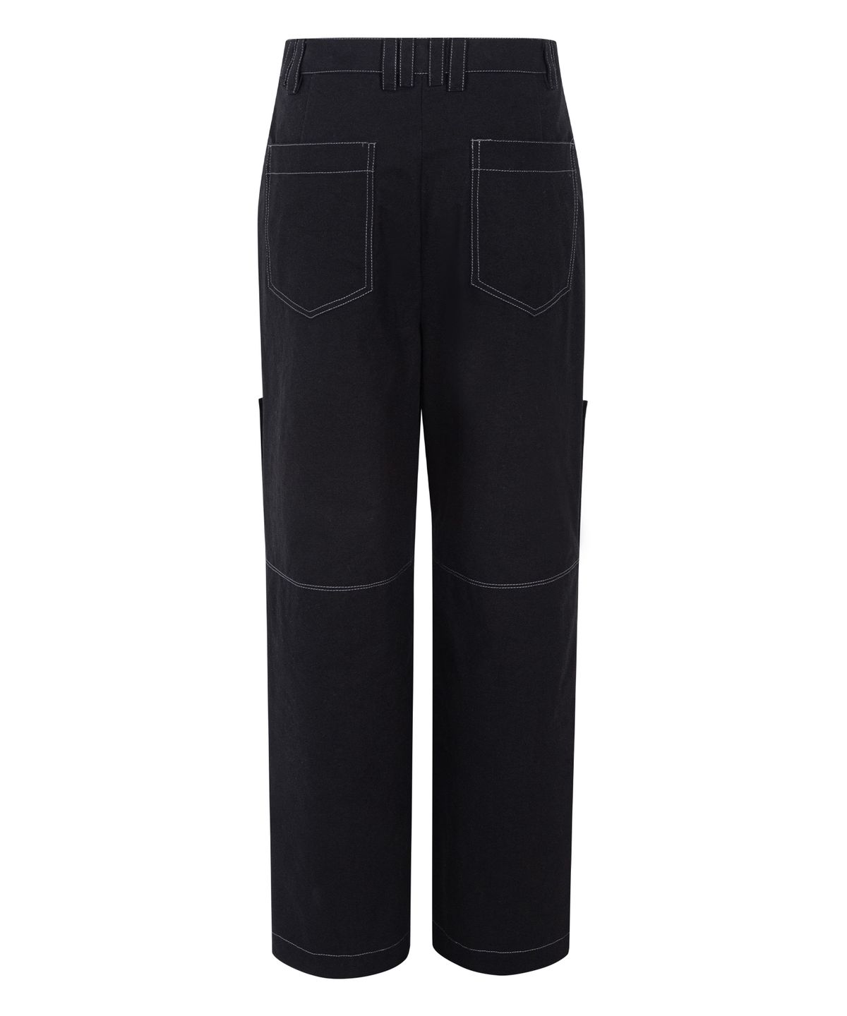 에이치직(H.JIK) Detachable Double Knee Trousers - Black