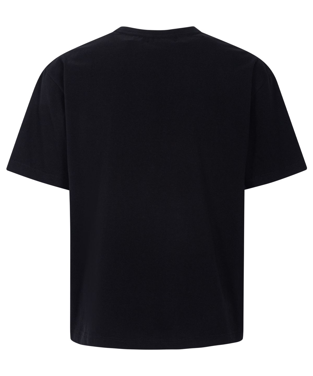 에이치직(H.JIK) Contrast Side Panel T-Shirt - Black
