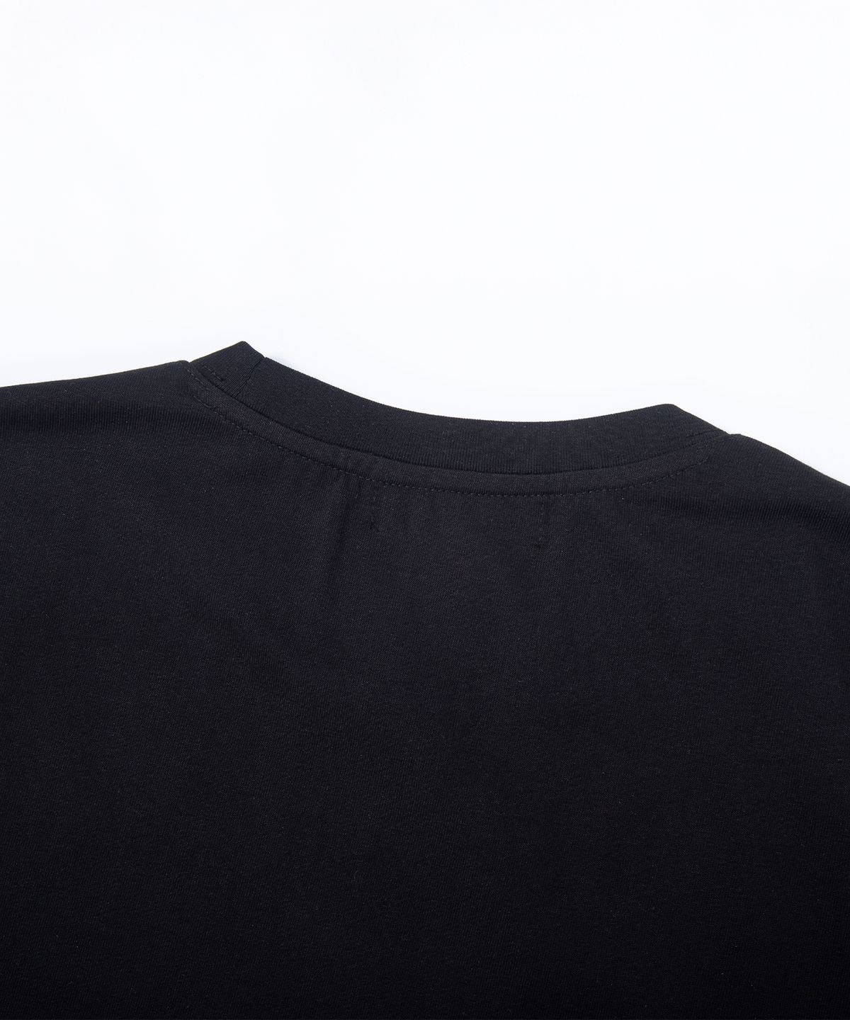 에이치직(H.JIK) Contrast Side Panel T-Shirt - Black