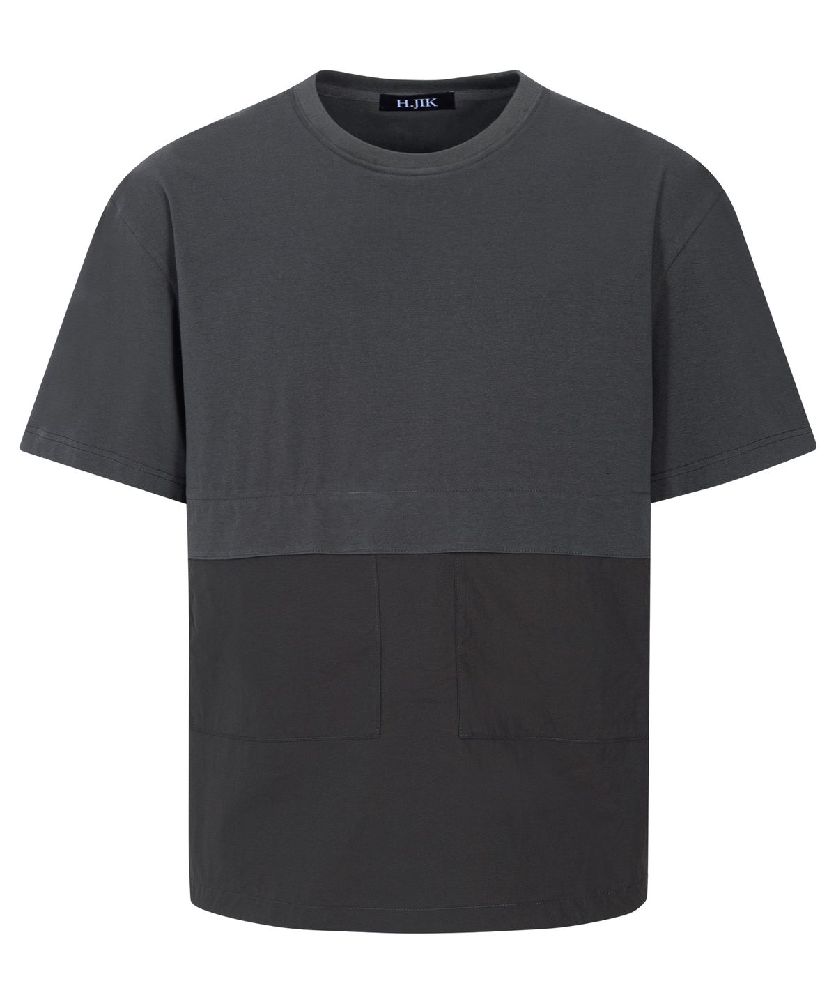 에이치직(H.JIK) Hybrid Utility Panel T-shirt - Gray