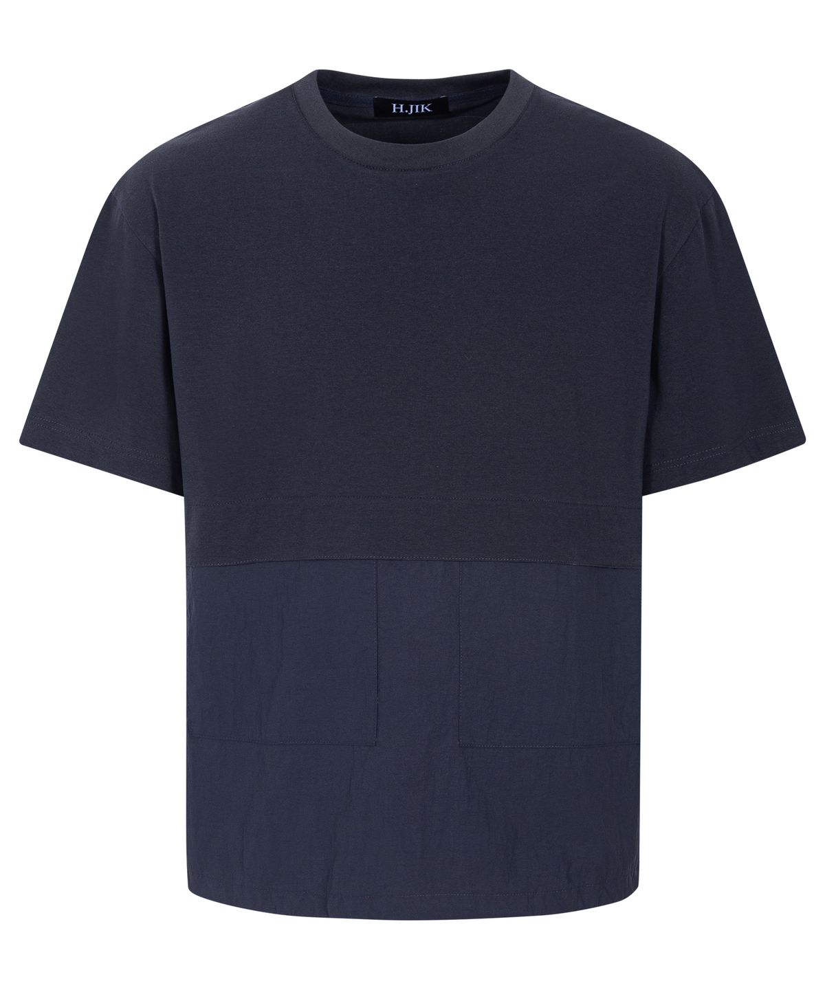 에이치직(H.JIK) Hybrid Utility Panel T-shirt - Navy