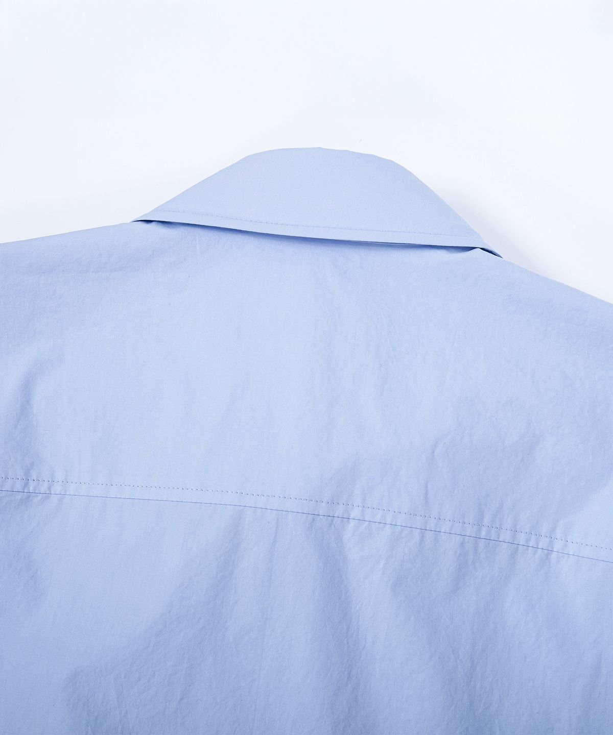 에이치직(H.JIK) Double Collar Cuff-Pocket Shirt - Ice Blue